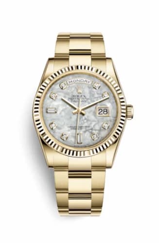 Rolex Day-Date 36 Yellow Gold Fluted / Oyster / MOP 118238-0152 — фото часов Rolex Day-Date 36 Yellow Gold Fluted / Oyster / MOP 118238-0152 — фото часов