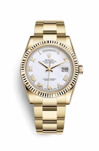 Rolex Day-Date 36 Yellow Gold / Oyster / White Roman 118238-0162 — фото часов Rolex Day-Date 36 Yellow Gold / Oyster / White Roman 118238-0162 — фото часов