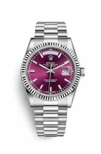 Rolex Day-Date 36 White Gold / President / Cherry 118239-0288 — фото часов Rolex Day-Date 36 White Gold / President / Cherry 118239-0288 — фото часов