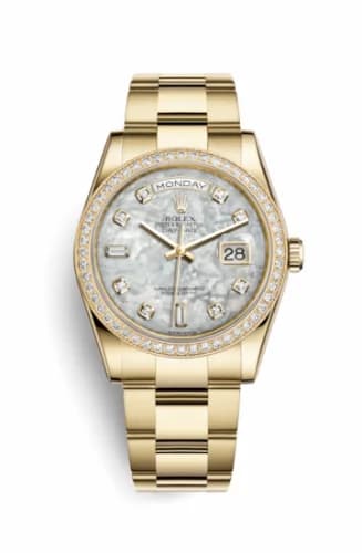 Rolex Day-Date 36 Yellow Gold Diamonds / Oyster / MOP 118348-0100 — фото часов Rolex Day-Date 36 Yellow Gold Diamonds / Oyster / MOP 118348-0100 — фото часов