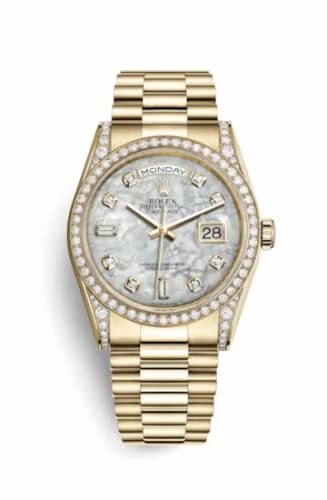 Rolex Day-Date 36 Yellow Gold Diamonds / President / MOP 118388-0018 — фото часов Rolex Day-Date 36 Yellow Gold Diamonds / President / MOP 118388-0018 — фото часов