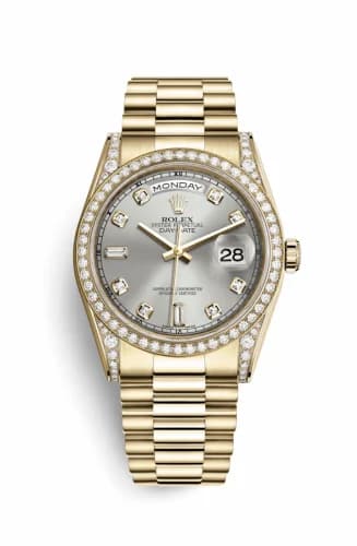 Rolex Day-Date 36 Yellow Gold Diamonds / President / Silver Diamond 118388-0022 — фото часов Rolex Day-Date 36 Yellow Gold Diamonds / President / Silver Diamond 118388-0022 — фото часов