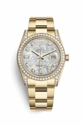 Rolex Day-Date 36 Yellow Gold Diamond / Oyster / MOP 118388-0119 — фото часов Rolex Day-Date 36 Yellow Gold Diamond / Oyster / MOP 118388-0119 — фото часов