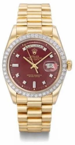 Rolex Day-Date 1804 1804 Oxblood Stella — фото часов Rolex Day-Date 1804 1804 Oxblood Stella — фото часов