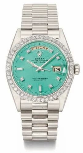 Rolex Day-Date 1804 1804 Stella Turquoise