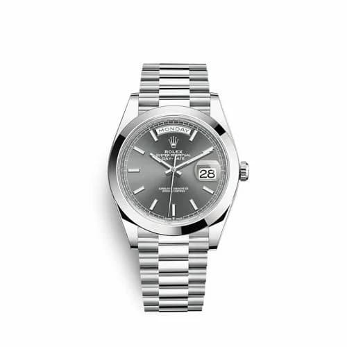 Rolex Day-Date 40 Platinum / Grey 228206-0045 — фото часов Rolex Day-Date 40 Platinum / Grey 228206-0045 — фото часов