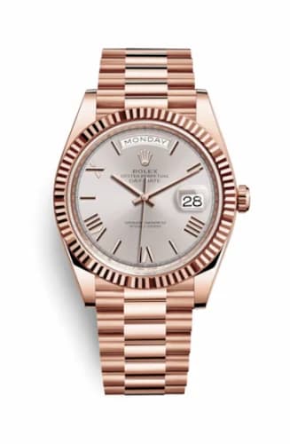 Rolex Day-Date 40 Everose / Sundust - Roman 228235-0001 — фото часов Rolex Day-Date 40 Everose / Sundust - Roman 228235-0001 — фото часов