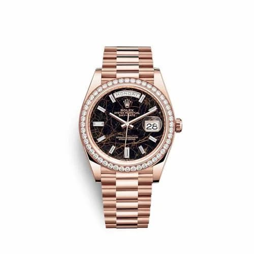 Rolex Day-Date 40 Everose - Diamond / Eisenkiesel 228345rbr-0016 — фото часов Rolex Day-Date 40 Everose - Diamond / Eisenkiesel 228345rbr-0016 — фото часов