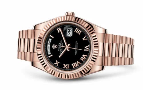 Rolex Day-Date II Everose Black Roman 218235-0034 — фото часов Rolex Day-Date II Everose Black Roman 218235-0034 — фото часов