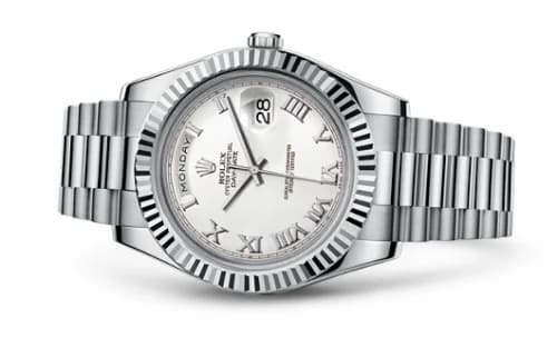 Rolex Day-Date II White Gold White Roman 218239-0041