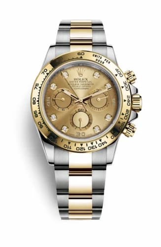Rolex Cosmograph Daytona Stainless Steel / Yellow Gold / Champagne Diamond 116503-0006 — фото часов Rolex Cosmograph Daytona Stainless Steel / Yellow Gold / Champagne Diamond 116503-0006 — фото часов
