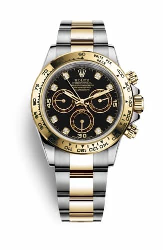 Rolex Cosmograph Daytona Stainless Steel / Yellow Gold / Black - Diamond 116503-0008 — фото часов Rolex Cosmograph Daytona Stainless Steel / Yellow Gold / Black - Diamond 116503-0008 — фото часов