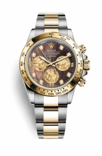 Rolex Cosmograph Daytona Stainless Steel / Yellow Gold / Black MOP Diamond 116503-0009 — фото часов Rolex Cosmograph Daytona Stainless Steel / Yellow Gold / Black MOP Diamond 116503-0009 — фото часов
