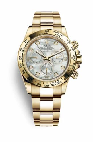 Rolex Cosmograph Daytona Yellow Gold / MOP Diamond 116508-0007