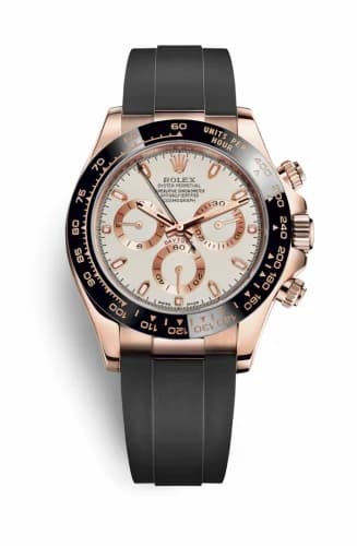 Rolex Cosmograph Daytona Everose / Cerachrom / Ivory / Oysterflex 116515LN-0014 — фото часов Rolex Cosmograph Daytona Everose / Cerachrom / Ivory / Oysterflex 116515LN-0014 — фото часов