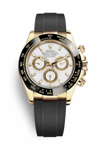 Rolex Cosmograph Daytona Yellow Gold / Cerachrom / White / Oysterflex 116518LN-0033 — фото часов Rolex Cosmograph Daytona Yellow Gold / Cerachrom / White / Oysterflex 116518LN-0033 — фото часов