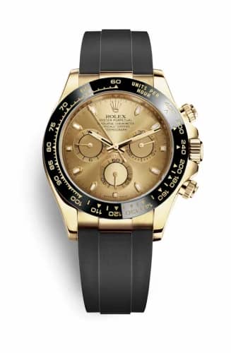 Rolex Cosmograph Daytona Yellow Gold / Cerachrom / Champagne / Oysterflex 116518LN-0034