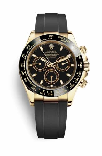 Rolex Cosmograph Daytona Yellow Gold / Cerachrom / Black / Oysterflex 116518LN-0035 — фото часов Rolex Cosmograph Daytona Yellow Gold / Cerachrom / Black / Oysterflex 116518LN-0035 — фото часов