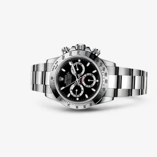 Rolex Cosmograph Daytona Steel / Black 116520-0015 — фото часов Rolex Cosmograph Daytona Steel / Black 116520-0015 — фото часов