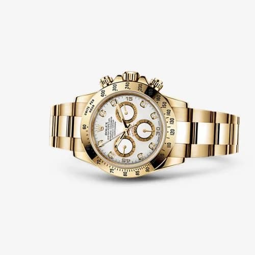 Rolex Daytona Yellow Gold White Diamond 116528-0034 — фото часов Rolex Daytona Yellow Gold White Diamond 116528-0034 — фото часов