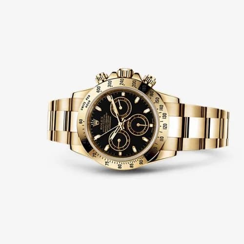 Rolex Daytona Yellow Gold Black 116528-0035 — фото часов Rolex Daytona Yellow Gold Black 116528-0035 — фото часов