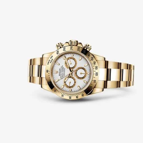 Rolex Daytona Yellow Gold White 116528-0042