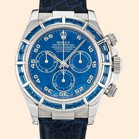 Rolex Daytona White Gold Blue Sapphire Strap Sodalite 116589saci-0002 — фото часов Rolex Daytona White Gold Blue Sapphire Strap Sodalite 116589saci-0002 — фото часов