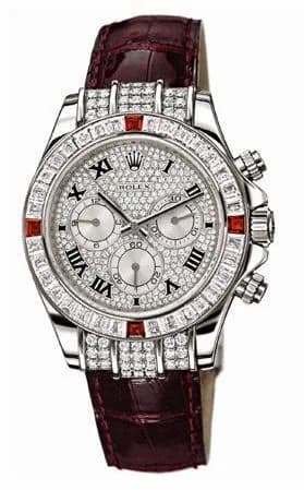 Rolex Daytona White Gold Diamond Ruby Strap 1165994ru-0001 — фото часов Rolex Daytona White Gold Diamond Ruby Strap 1165994ru-0001 — фото часов