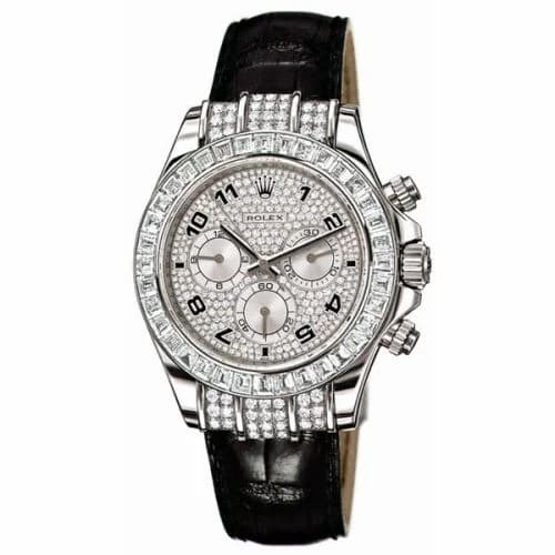 Rolex Daytona White Gold Diamond Strap Arab 116599tbr-0003 — фото часов Rolex Daytona White Gold Diamond Strap Arab 116599tbr-0003 — фото часов