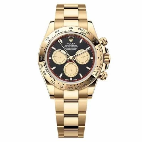 Rolex Cosmograph Daytona Yellow Gold / Black - Champagne / Oyster 126508-0002 — фото часов Rolex Cosmograph Daytona Yellow Gold / Black - Champagne / Oyster 126508-0002 — фото часов