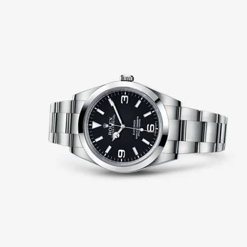 Rolex Explorer 39 / Stainless steel / Black 214270-0001
