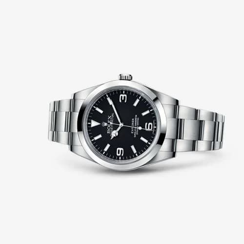 Rolex Explorer 39 / Stainless steel / Black 214270-0001