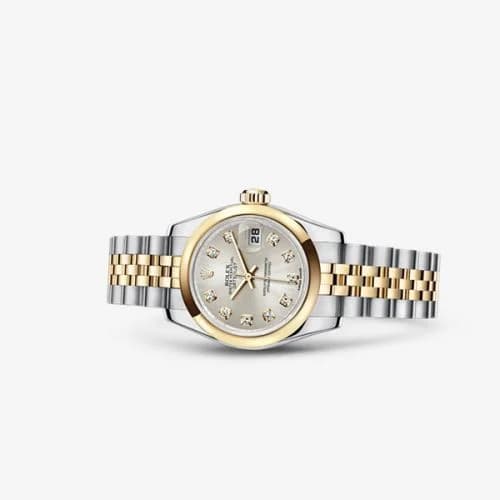 Rolex Lady-Datejust 26 Rolesor Silver Diamond Jubilee 179163-0062 — фото часов Rolex Lady-Datejust 26 Rolesor Silver Diamond Jubilee 179163-0062 — фото часов