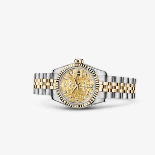 Rolex Lady-Datejust 26 Rolesor Fluted Computer Diamond Jubilee 179173-0090 — фото часов Rolex Lady-Datejust 26 Rolesor Fluted Computer Diamond Jubilee 179173-0090 — фото часов