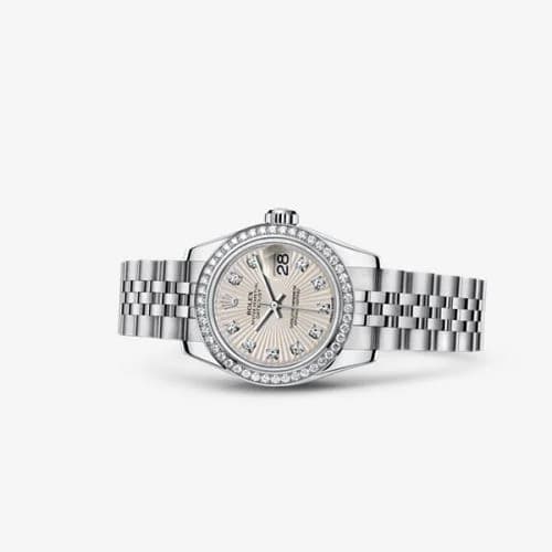 Rolex Lady-Datejust 26 Diamond Sunbeam Diamond Jubilee 179384-0011 — фото часов Rolex Lady-Datejust 26 Diamond Sunbeam Diamond Jubilee 179384-0011 — фото часов
