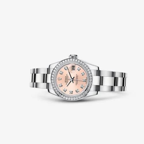 Rolex Lady-Datejust 26 Diamond Pink Diamond Oyster 179384-0032 — фото часов Rolex Lady-Datejust 26 Diamond Pink Diamond Oyster 179384-0032 — фото часов