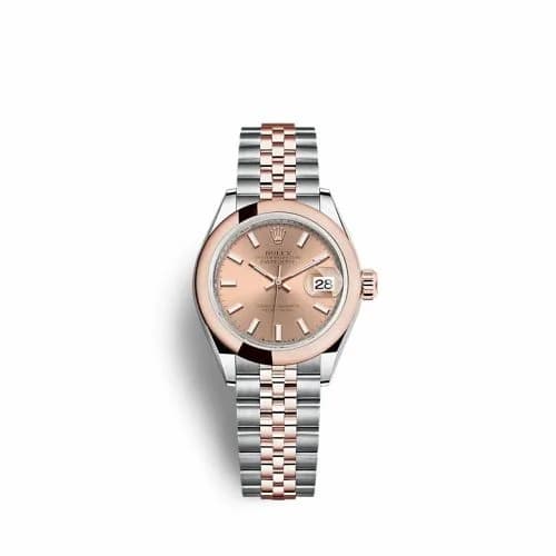 Rolex Lady-Datejust 28 Stainless Steel / Rose Gold / Domed / Rose / Jubilee 279161-0023 — фото часов Rolex Lady-Datejust 28 Stainless Steel / Rose Gold / Domed / Rose / Jubilee 279161-0023 — фото часов
