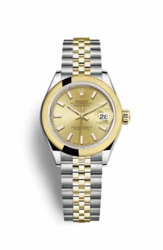 Rolex Lady-Datejust 28 Rolesor Yellow Domed / Jubilee / Champagne 279163-0001 — фото часов Rolex Lady-Datejust 28 Rolesor Yellow Domed / Jubilee / Champagne 279163-0001 — фото часов