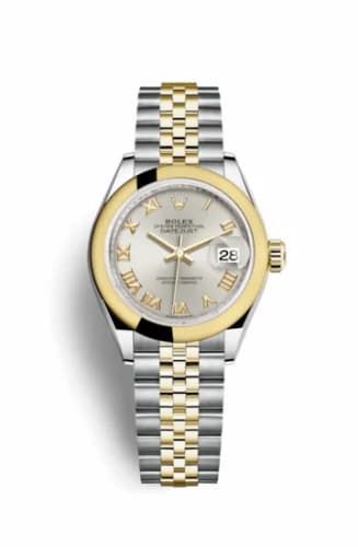 Rolex Lady-Datejust 28 Rolesor Yellow Domed / Jubilee / Silver Roman 279163-0005 — фото часов Rolex Lady-Datejust 28 Rolesor Yellow Domed / Jubilee / Silver Roman 279163-0005 — фото часов