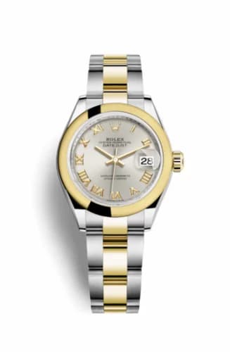 Rolex Lady-Datejust 28 Rolesor Yellow Domed / Oyster / Silver Roman 279163-0006 — фото часов Rolex Lady-Datejust 28 Rolesor Yellow Domed / Oyster / Silver Roman 279163-0006 — фото часов