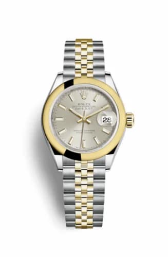 Rolex Lady-Datejust 28 Rolesor Yellow Domed / Jubilee / Silver 279163-0019 — фото часов Rolex Lady-Datejust 28 Rolesor Yellow Domed / Jubilee / Silver 279163-0019 — фото часов