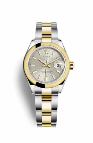 Rolex Lady-Datejust 28 Rolesor Yellow Domed / Oyster / Silver 279163-0020 — фото часов Rolex Lady-Datejust 28 Rolesor Yellow Domed / Oyster / Silver 279163-0020 — фото часов