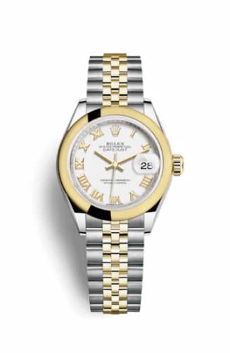 Rolex Lady-Datejust 28 Rolesor Yellow Domed / Jubilee / White Roman 279163-0023 — фото часов Rolex Lady-Datejust 28 Rolesor Yellow Domed / Jubilee / White Roman 279163-0023 — фото часов