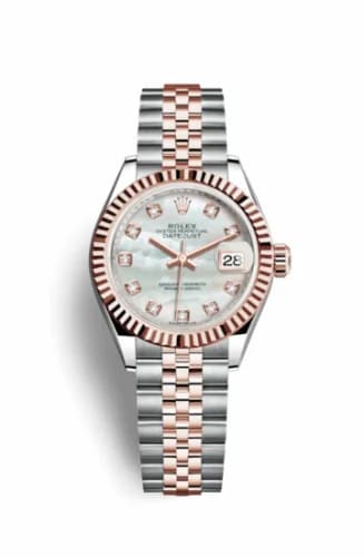 Rolex Lady-Datejust 28 Rolesor Rose Fluted / Jubilee / MOP 279171-0013 — фото часов Rolex Lady-Datejust 28 Rolesor Rose Fluted / Jubilee / MOP 279171-0013 — фото часов