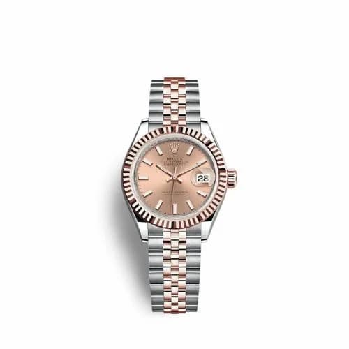 Rolex Lady-Datejust 28 Stainless Steel / Rose Gold / Fluted / Rose / Jubilee 279171-0023 — фото часов Rolex Lady-Datejust 28 Stainless Steel / Rose Gold / Fluted / Rose / Jubilee 279171-0023 — фото часов