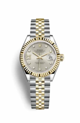 Rolex Lady-Datejust 28 Rolesor Yellow Fluted / Jubilee / Silver Diamond 279173-0003 — фото часов Rolex Lady-Datejust 28 Rolesor Yellow Fluted / Jubilee / Silver Diamond 279173-0003 — фото часов