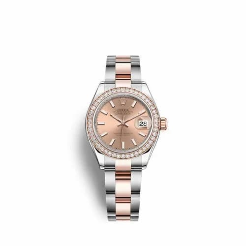 Rolex Lady-Datejust 28 Stainless Steel / Rose Gold / Diamond / Rose / Oyster 279381RBR-0024 — фото часов Rolex Lady-Datejust 28 Stainless Steel / Rose Gold / Diamond / Rose / Oyster 279381RBR-0024 — фото часов
