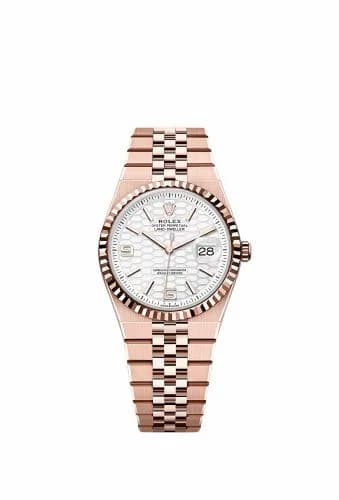 Rolex Land-Dweller 36 Everose / White / Flat Jubilee 127235-0001