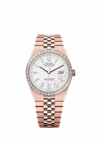 Rolex Land-Dweller 40 Everose - Baguette / White / Flat Jubilee 127385TBR-0003