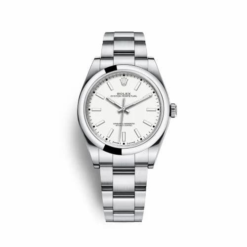 Rolex Oyster Perpetual 39 White 114300-0004 — фото часов Rolex Oyster Perpetual 39 White 114300-0004 — фото часов